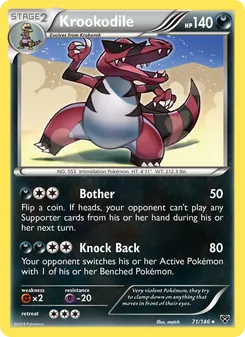 Krookodile, XY, no. 71