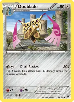Doublade, XY, no. 84