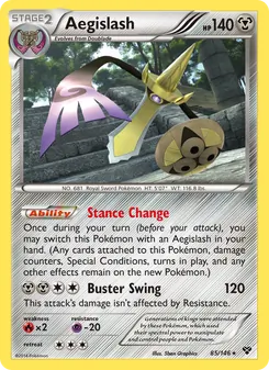 Aegislash, XY, no. 85