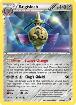 Aegislash, XY, no. 86