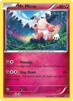 Mr. Mime, XY, no. 91
