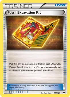 Fossil Excavation Kit, Fates Collide, no. 101