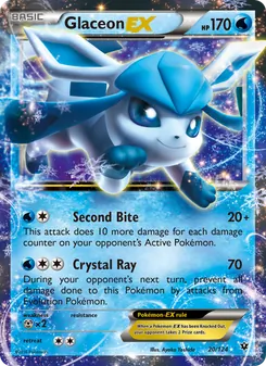 Glaceon EX, Fates Collide, no. 20