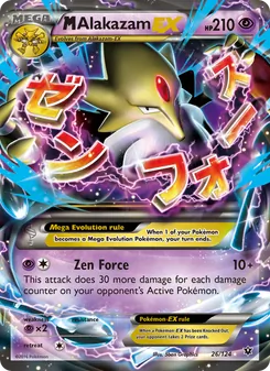 M Alakazam EX, Fates Collide, no. 26