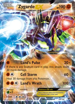 Zygarde EX, Fates Collide, no. 54
