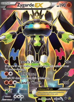 Zygarde EX, Fates Collide, no. 54a