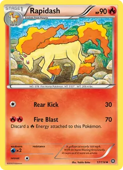 Rapidash, Steam Siege, no. 17