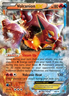 Volcanion EX, Steam Siege, no. 26
