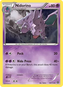 Nidorino, Steam Siege, no. 44