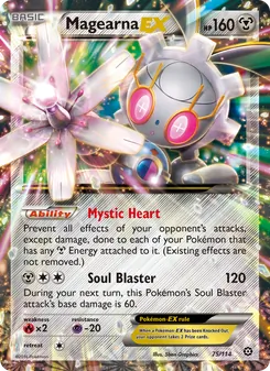 Magearna EX, Steam Siege, no. 75
