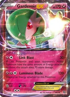 Gardevoir EX, Steam Siege, no. 78