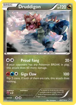 Druddigon, Steam Siege, no. 83