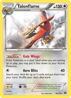 Talonflame, Steam Siege, no. 96
