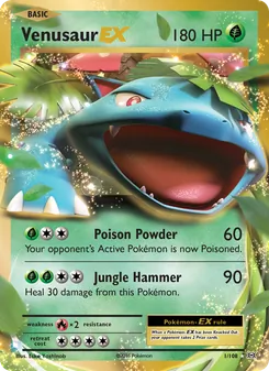Venusaur EX, Evolutions, no. 1