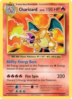 Charizard, Evolutions, no. 11