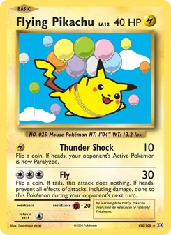 Flying Pikachu, Evolutions, no. 110