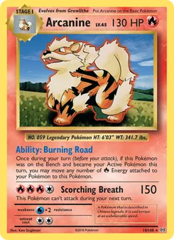 Arcanine, Evolutions, no. 18