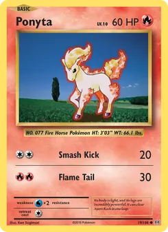 Ponyta, Evolutions, no. 19