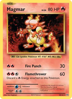 Magmar, Evolutions, no. 20
