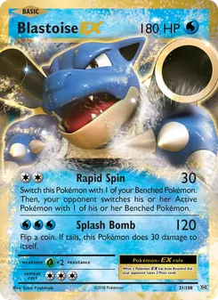 Blastoise EX, Evolutions, no. 21