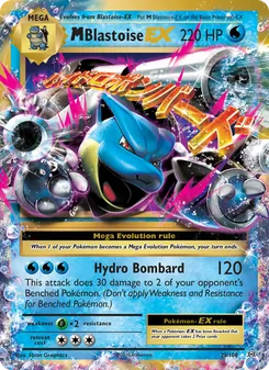 M Blastoise EX, Evolutions, no. 22