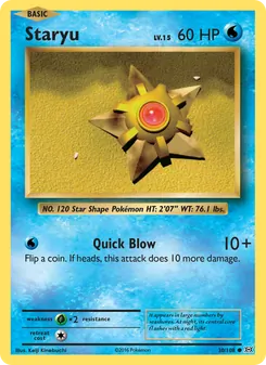 Staryu, Evolutions, no. 30