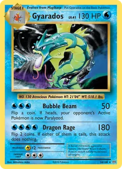 Gyarados, Evolutions, no. 34