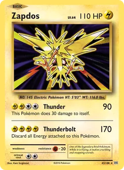Zapdos, Evolutions, no. 42