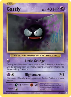 Gastly, Evolutions, no. 47