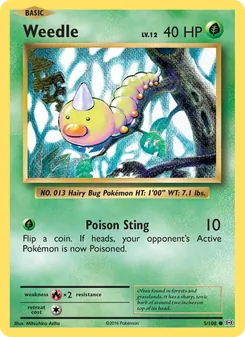 Weedle, Evolutions, no. 5