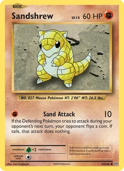 Sandshrew, Evolutions, no. 54
