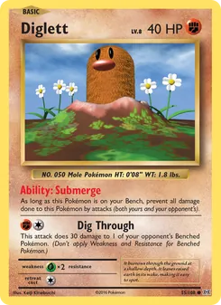 Diglett, Evolutions, no. 55