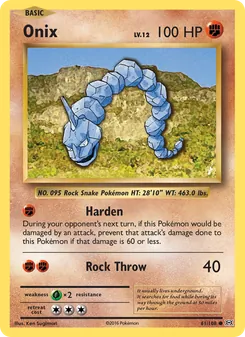 Onix, Evolutions, no. 61