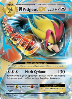 M Pidgeot EX, Evolutions, no. 65