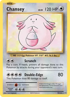 Chansey, Evolutions, no. 70