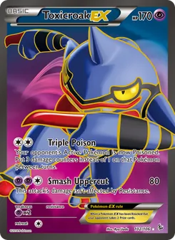 Toxicroak EX, Flashfire, no. 102