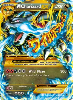 M Charizard EX, Flashfire, no. 108
