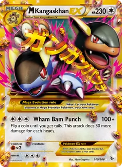 M Kangaskhan EX, Flashfire, no. 109