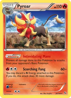 Pyroar, Flashfire, no. 20