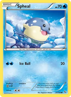 Spheal, Flashfire, no. 24