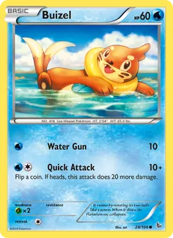 Buizel, Flashfire, no. 28