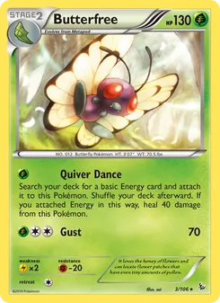 Butterfree, Flashfire, no. 3