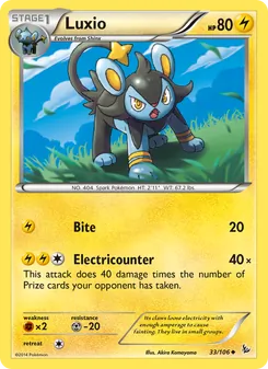 Luxio, Flashfire, no. 33
