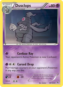 Dusclops, Flashfire, no. 39
