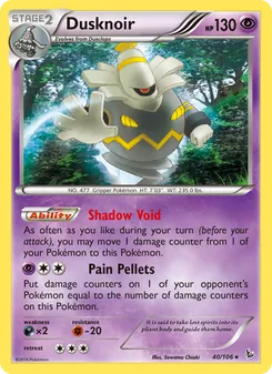 Dusknoir, Flashfire, no. 40