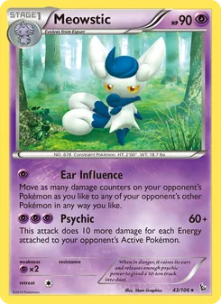 Meowstic, Flashfire, no. 43
