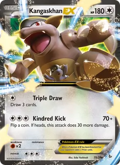 Kangaskhan EX, Flashfire, no. 78
