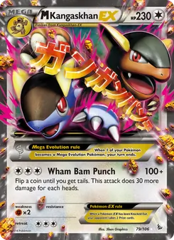 M Kangaskhan EX, Flashfire, no. 79