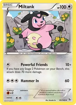 Miltank, Flashfire, no. 83