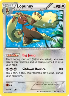 Lopunny, Flashfire, no. 85